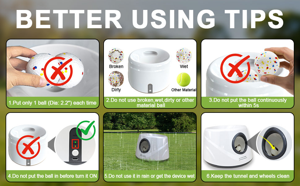 Automatic Dog Ball Launcher, Upgraded Interactive Dogs Balls Thrower for Small and Medium Dogs, Distance Adjustable Mental Stimu