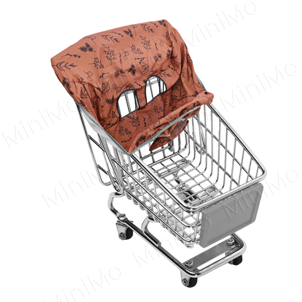 1PC Waterproof Baby Shopping Cart Seat Cover Anti-Dirt Portable Travel Protector for Supermarket Carts