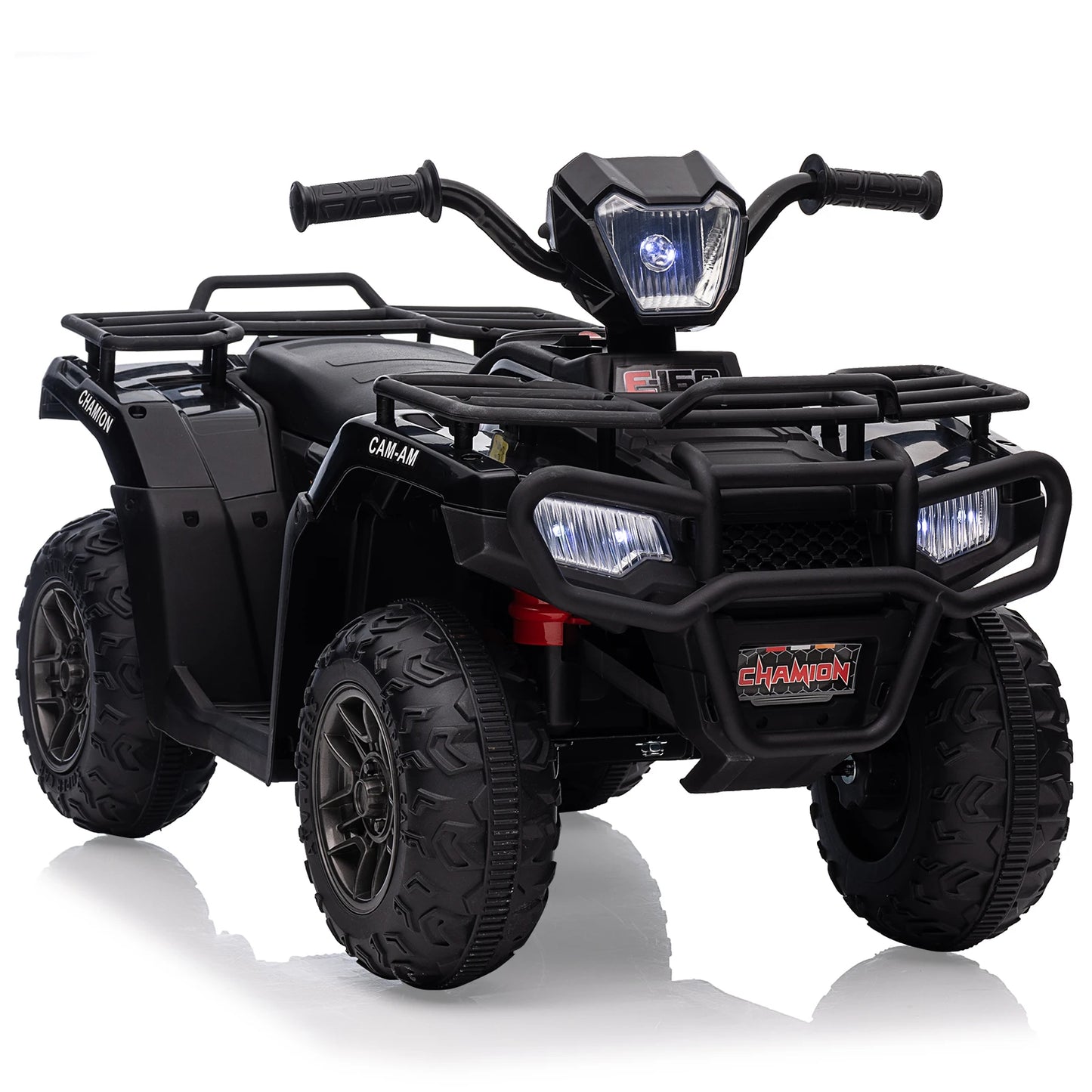 Kids, Age 2.5 - 5 years old, Ride On ATV 12V Battery-Operated Electric Vehicle Car, High/Low 2.2mph Safety Speed, One Button Start, LED Light for Toddlers
