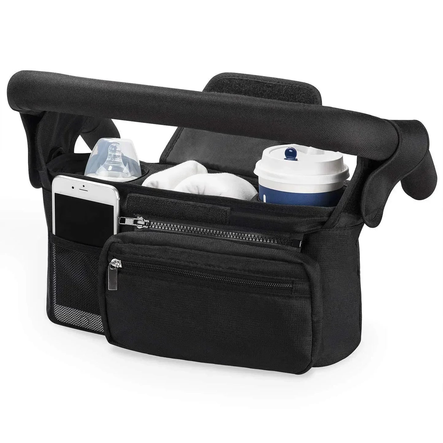 Baby Stroller Storage Large Capacity Travel Hanging Bag Mommy Bag Phone Bottle Holder Pram Diaper Bags Baby Stroller Accessories
