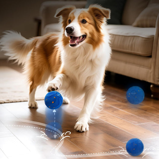 An Interactive Smart Dog Toy That Features Automatic Movement, Bouncing, And Spinning Functions, Made from E-TPU Material, Specifically Designed As an Energetic Rolling Ball for Medium to Large Dogs