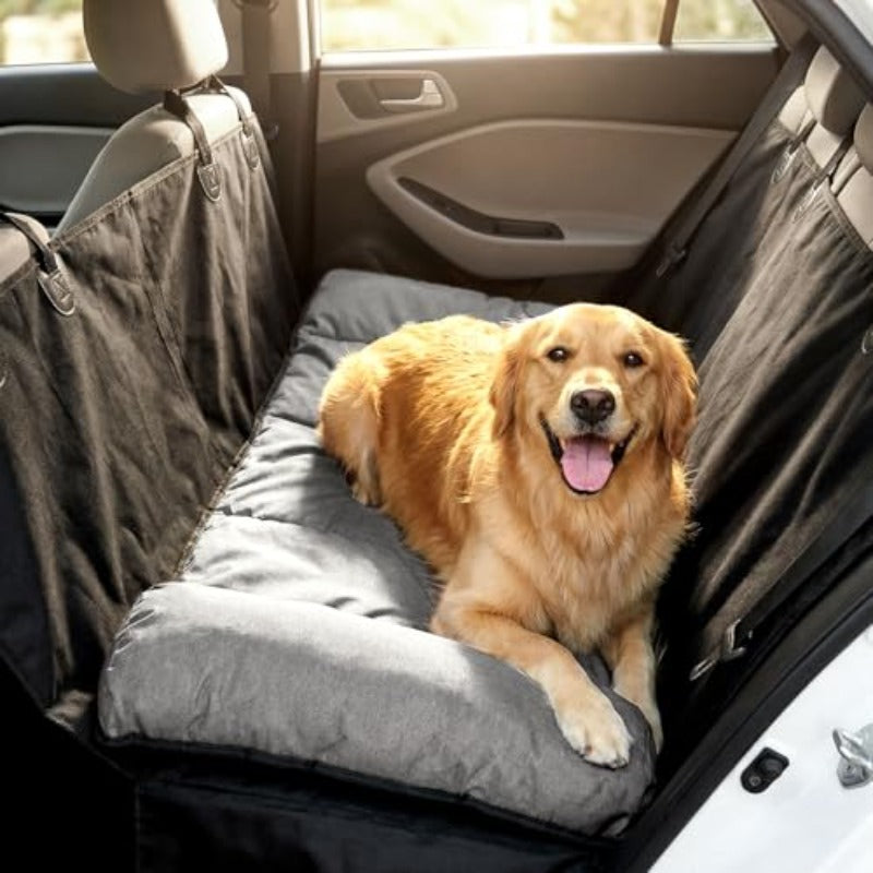 Dog Bed for Car Back Seat Car Dog Beds with Bolster Backseat Dogs Bed Fit for Backseat Extenders of SUV Trucks