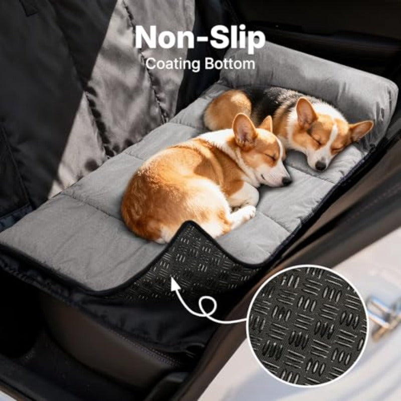 Dog Bed for Car Back Seat Car Dog Beds with Bolster Backseat Dogs Bed Fit for Backseat Extenders of SUV Trucks