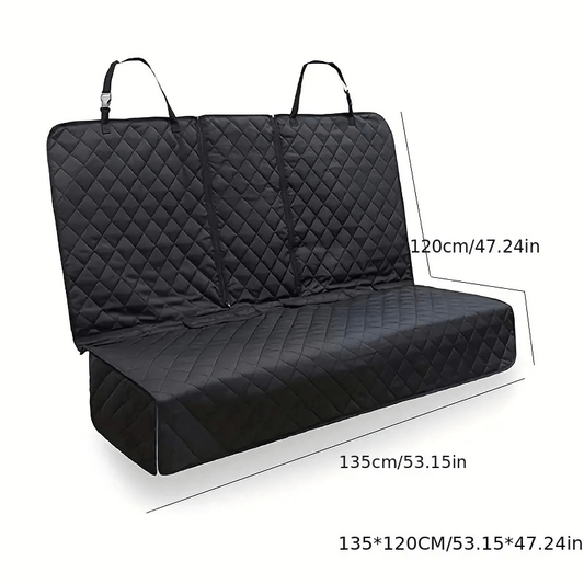 Heavy-Duty Black Car Seat Covers for SUVs & Trucks - Quilted Fabric, Easy to Clean, Pet & Youngsters Mess Protection, Adjustable Straps, Allmess Seat Cover|Quilted Seat Cover|Durable Fabric Cover