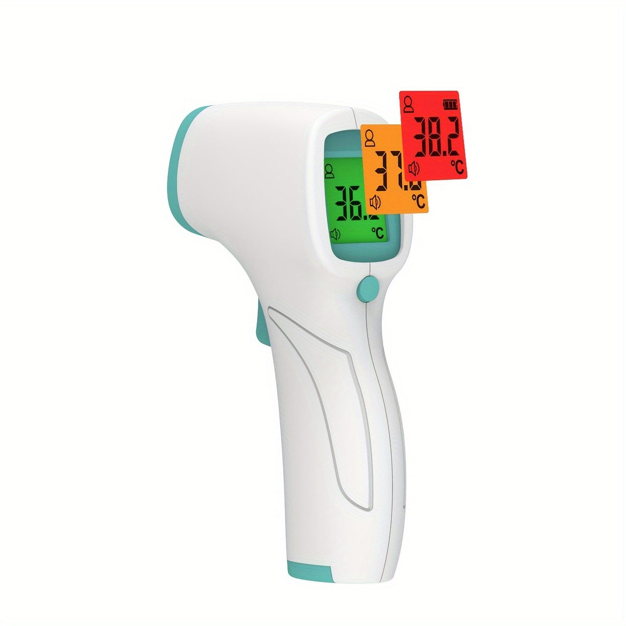 Thermometer Forehead Themmometer for Kids Digital Touchless Thermometer Infrared Forehead Thermometer with 3in 1 LCD Display Battery Included
