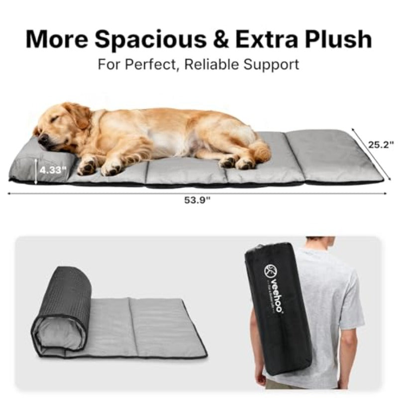 Dog Bed for Car Back Seat Car Dog Beds with Bolster Backseat Dogs Bed Fit for Backseat Extenders of SUV Trucks