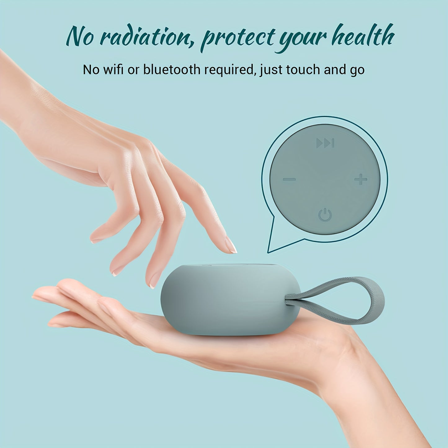 Compact Sleep Assistance Gadget: 12 Calming Sounds And White Noise, 15-Hour Battery Duration, Suitable for Strollers, A Touching Holiday Present for Loved Ones