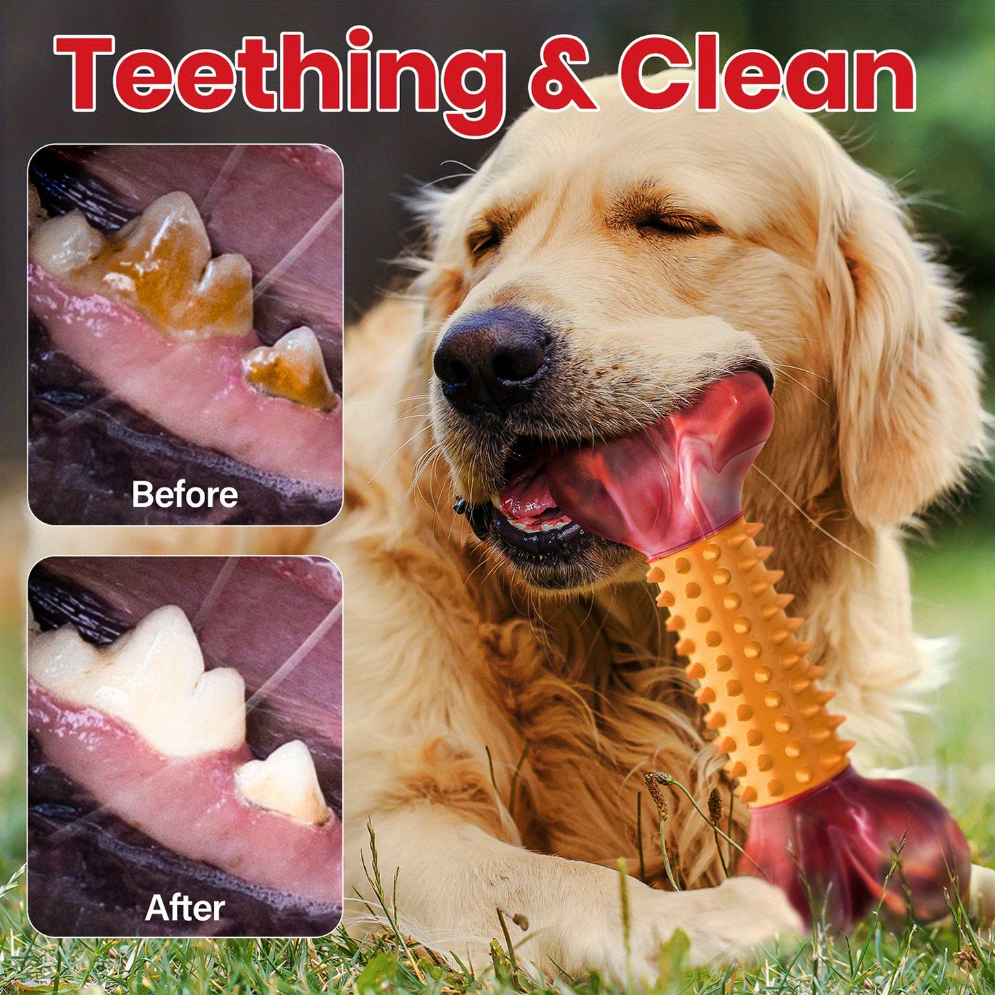 [XL Tough Dog Toys] 4 piece - Peanut Butter And Bacon Flavor Indestructible Dog Toys for Aggressive Chewers Large Breed, Tough Dog Chew Toy, Nylon Dog Toys to Keep Busy, Heavy Dog Toys for Large/Durable Puppy Dogs Must-Haves
