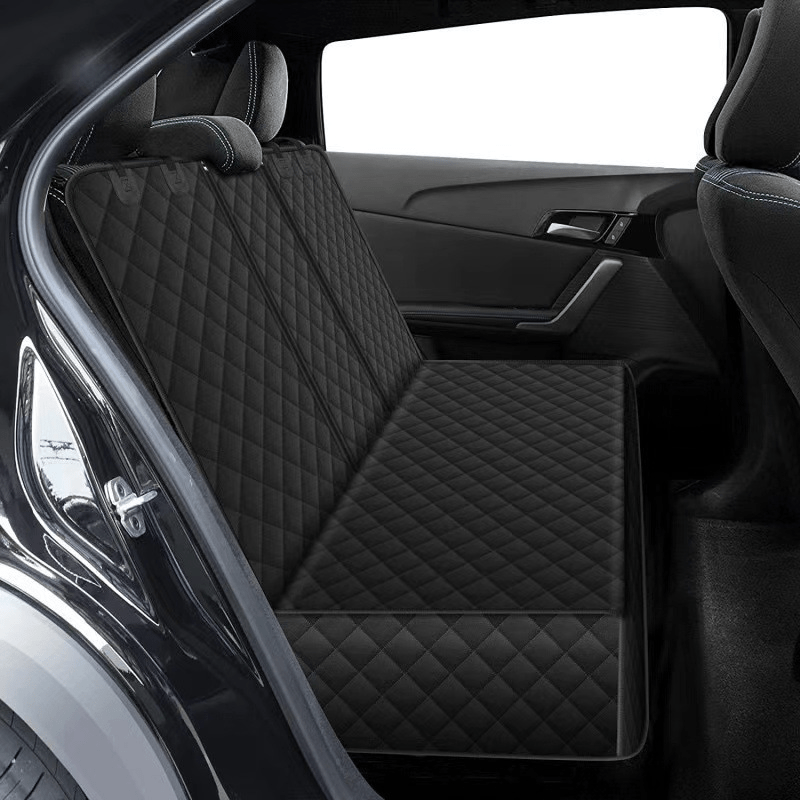 Heavy-Duty Black Car Seat Covers for SUVs & Trucks - Quilted Fabric, Easy to Clean, Pet & Youngsters Mess Protection, Adjustable Straps, Allmess Seat Cover|Quilted Seat Cover|Durable Fabric Cover