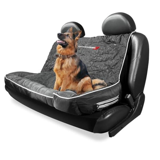 - Dodge PetBed2GO Black Large Pet Bed Cushion and Car Seat Cover 52x20x7 6lbs