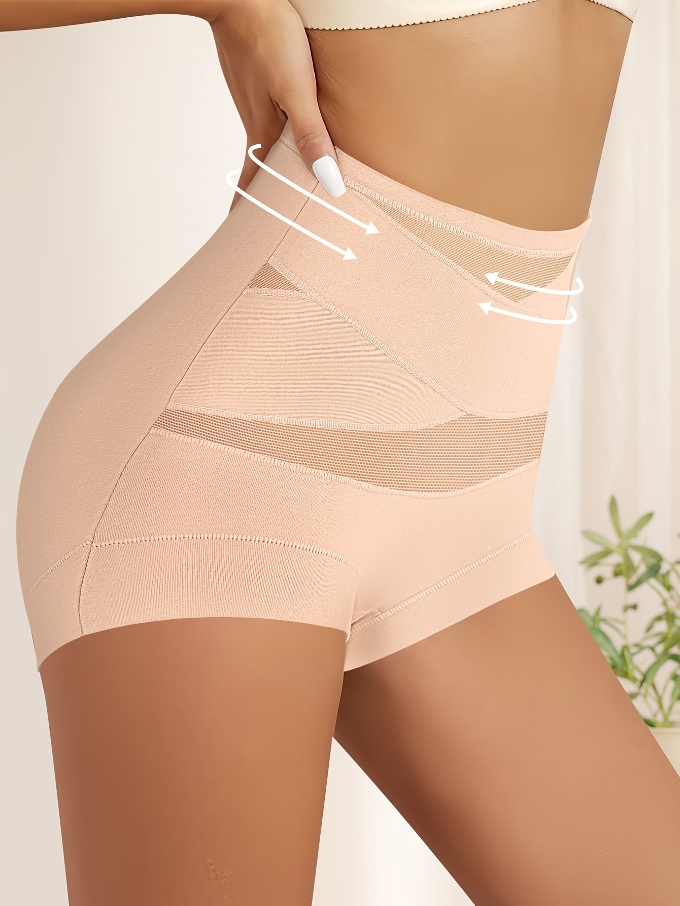 4pcs Postpartum High-Waisted Shaping Panties - Control Panties for Women with Strong Abdominal Binding, Small Stomach Magic, And Buttocks Lifting - Provides Comfortable Waist Shaping And Body Sculpting, Smoothing Underwear, S