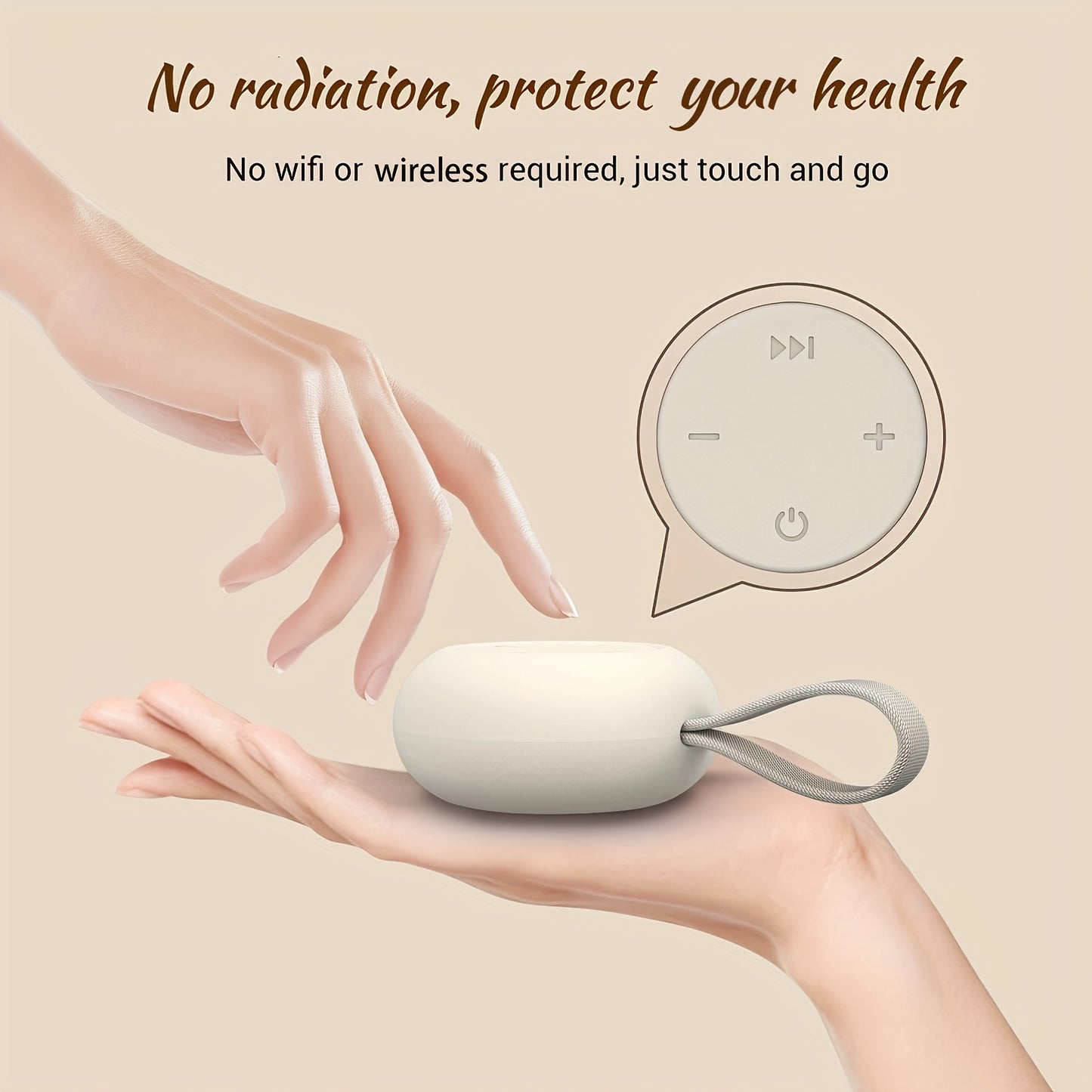 Compact Sleep Assistance Gadget: 12 Calming Sounds And White Noise, 15-Hour Battery Duration, Suitable for Strollers, A Touching Holiday Present for Loved Ones
