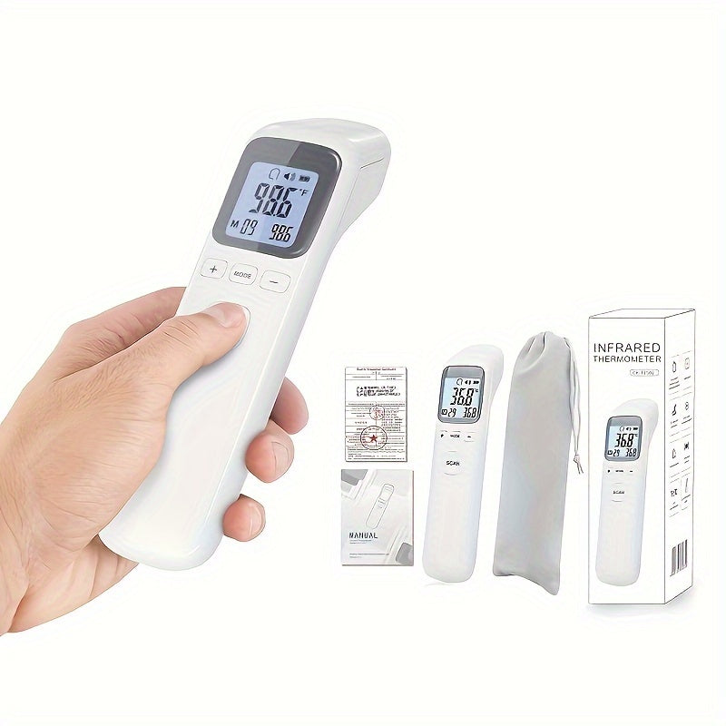 CHANG KUN 1pc No-Touch Digita Thermometer For All Ages, With Fever Alarm, 1 Second Fast Result, High Quality, Portable