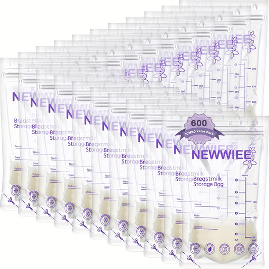 300 Count Breastmilk Storage Bags 8 Oz Breast Milk Storing Bags Milk Storage Bags For Breastfeeding With Pour Double Seal Self Spout Standing Breastmilk Storing Bags