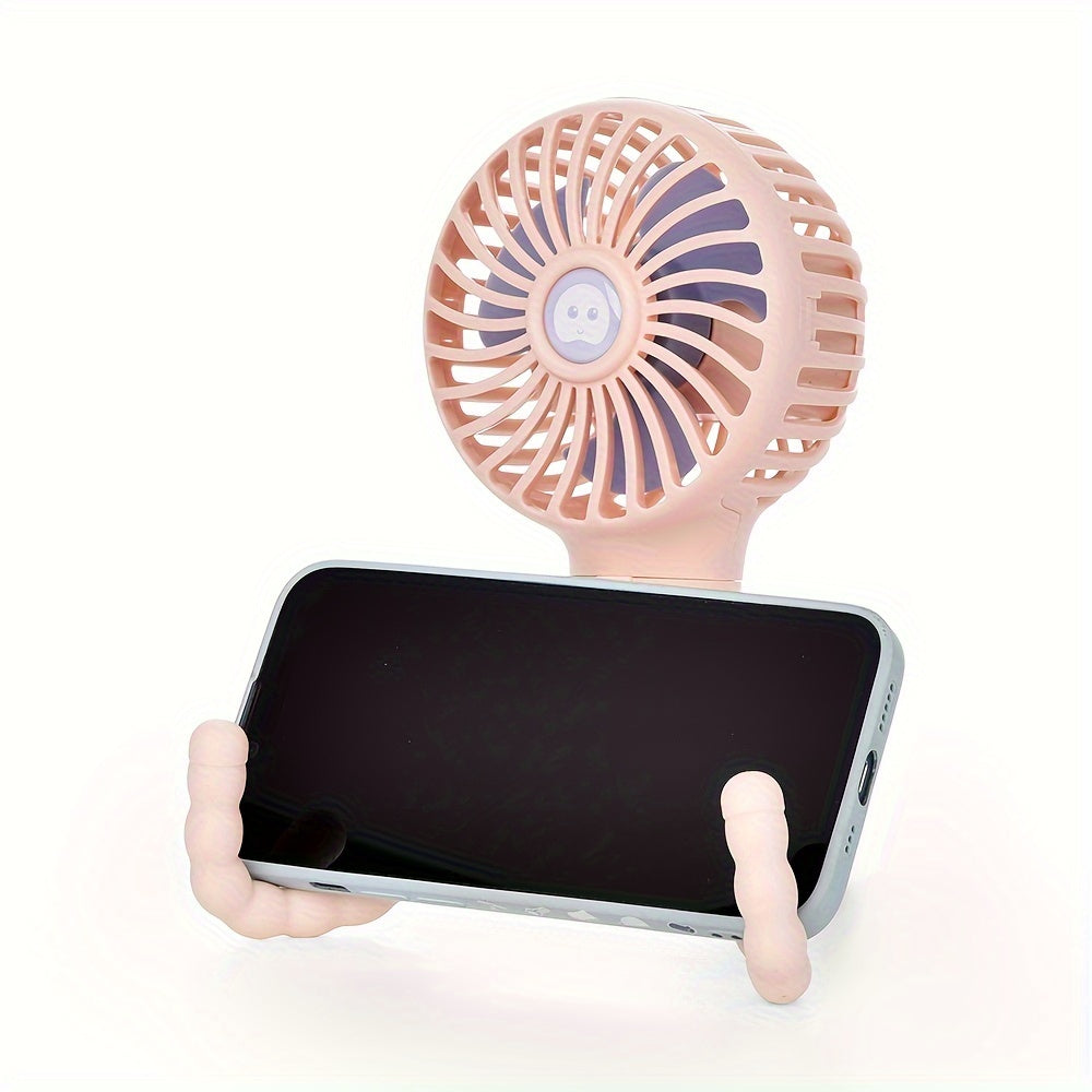 Booqiboy'S Adorable Octopus Fan Is Crafted from Silicone, Making It Safe for Skin. It Features a Flexible Tripod Clip, Offers Three Speed Options, And Can Be Used As a Handheld Fan. This Battery-Operated Device Is Detachable