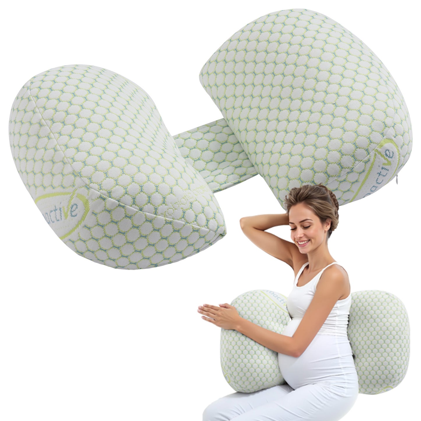 Pregnancy Pillow Adjustable Maternity Pillow for Pregnant Women Soft Breathable H-type/W-type three-in-one/two-in-one