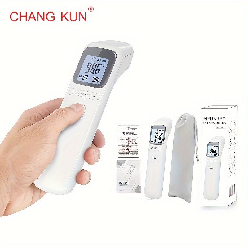 CHANG KUN 1pc No-Touch Digita Thermometer For All Ages, With Fever Alarm, 1 Second Fast Result, High Quality, Portable