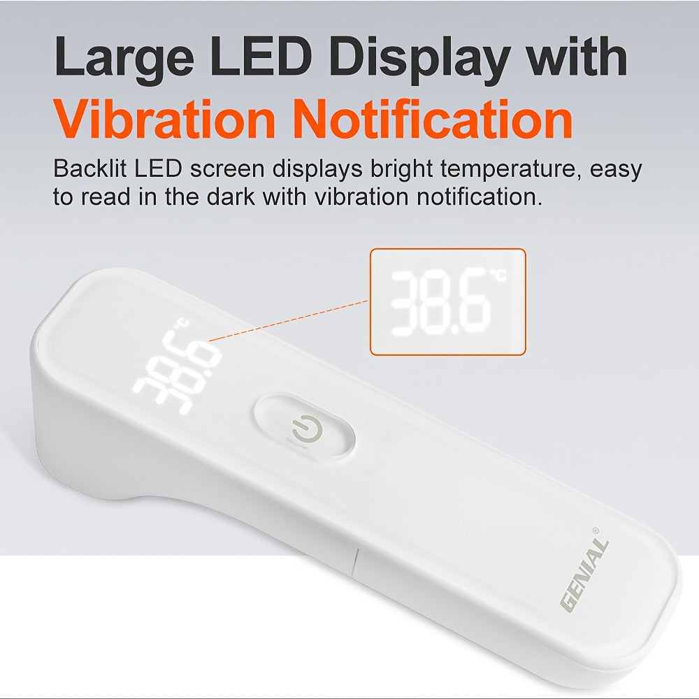 Forehead Thermometer for All Ages, FSA HSA Eligible, Digital Temporal Thermometer with Fever Alarm, Fast Accurate Results, Home & Nurse Essentials