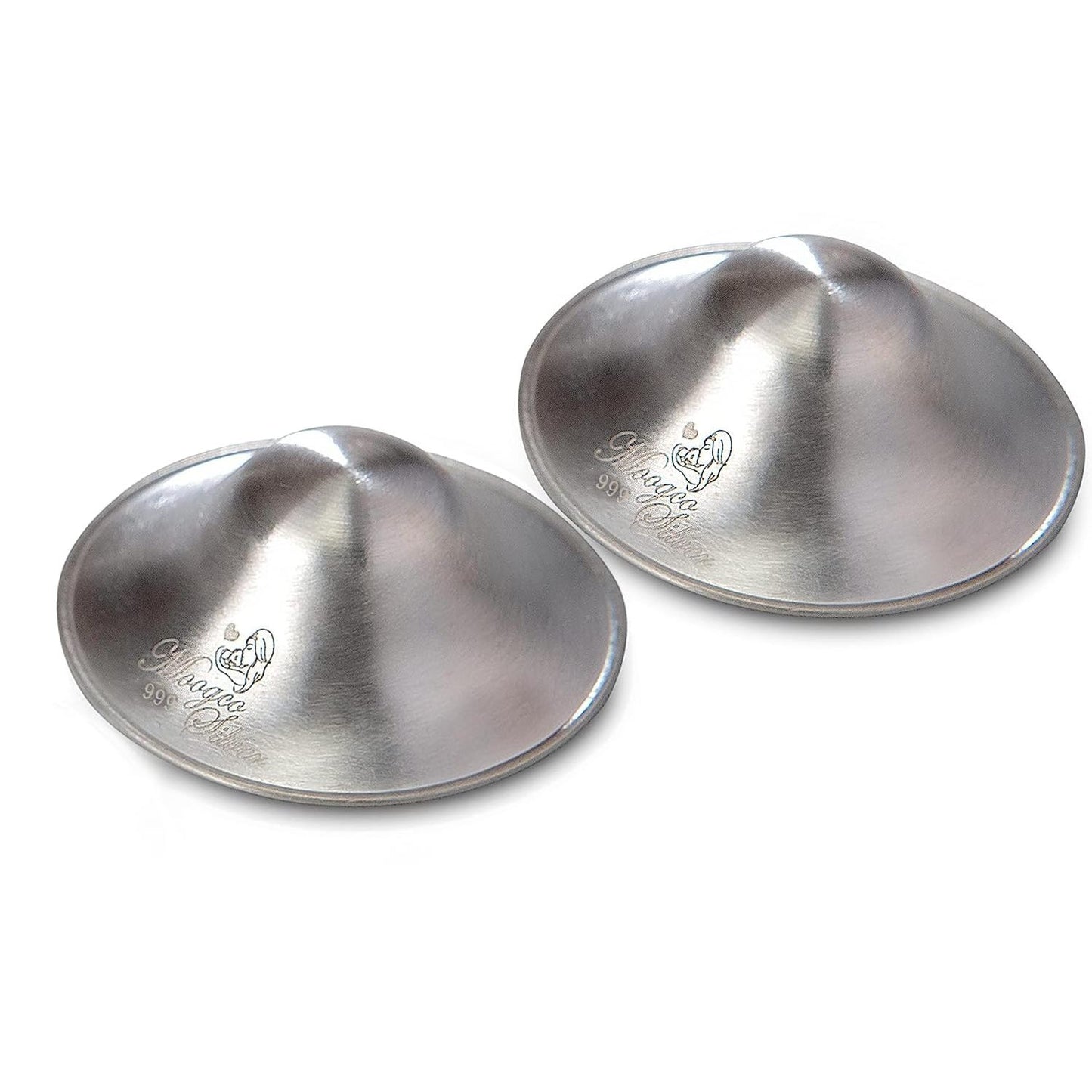 The Original Silver Nursing Cups - Nipple Shields for Nursing Newborn - Newborn Essentials Must Haves - Nipple Covers Breastfeeding