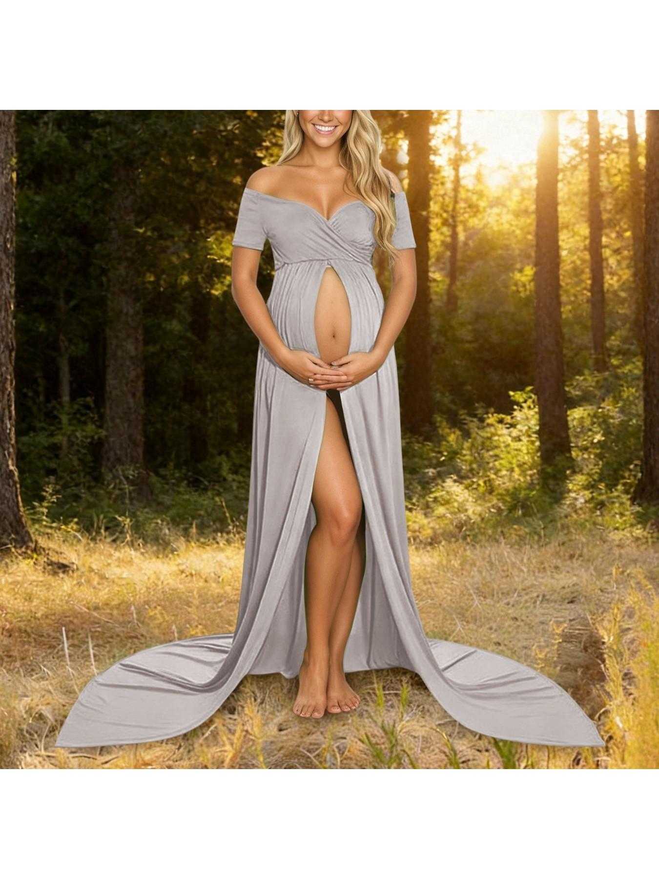 Maternity Elegant Photoshoot Dress, Perfect for Capturing Pregnancy Moments