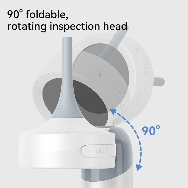 Otoscope Ear Camera With 1.38'' Screen, 1080P Ear Scope With 4 LEDs, 12 Silicone Specula Tips, Support Photo And Video, PC View, Ideal Pocket Otoscope For Home Use, And Pets