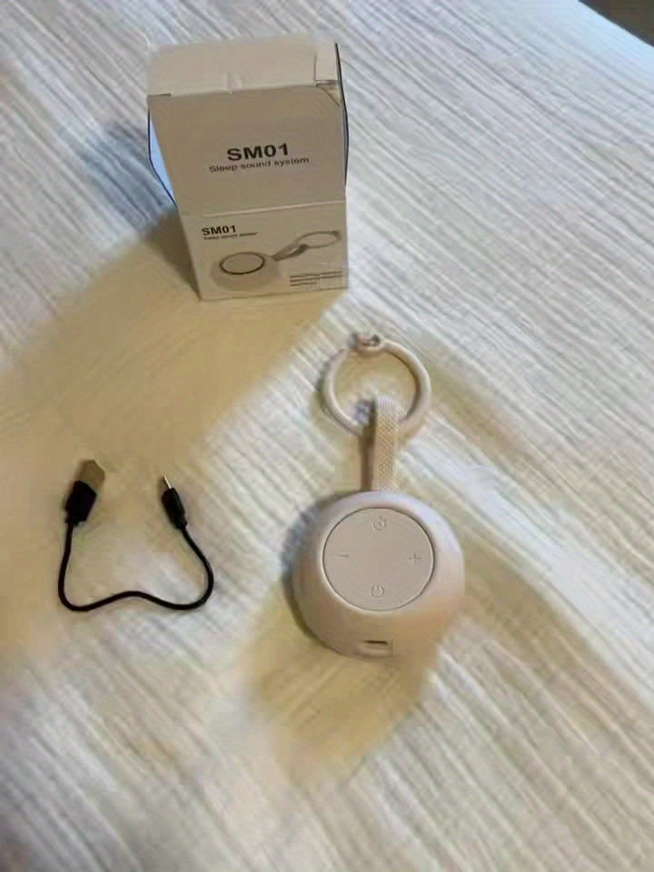 Compact Sleep Assistance Gadget: 12 Calming Sounds And White Noise, 15-Hour Battery Duration, Suitable for Strollers, A Touching Holiday Present for Loved Ones