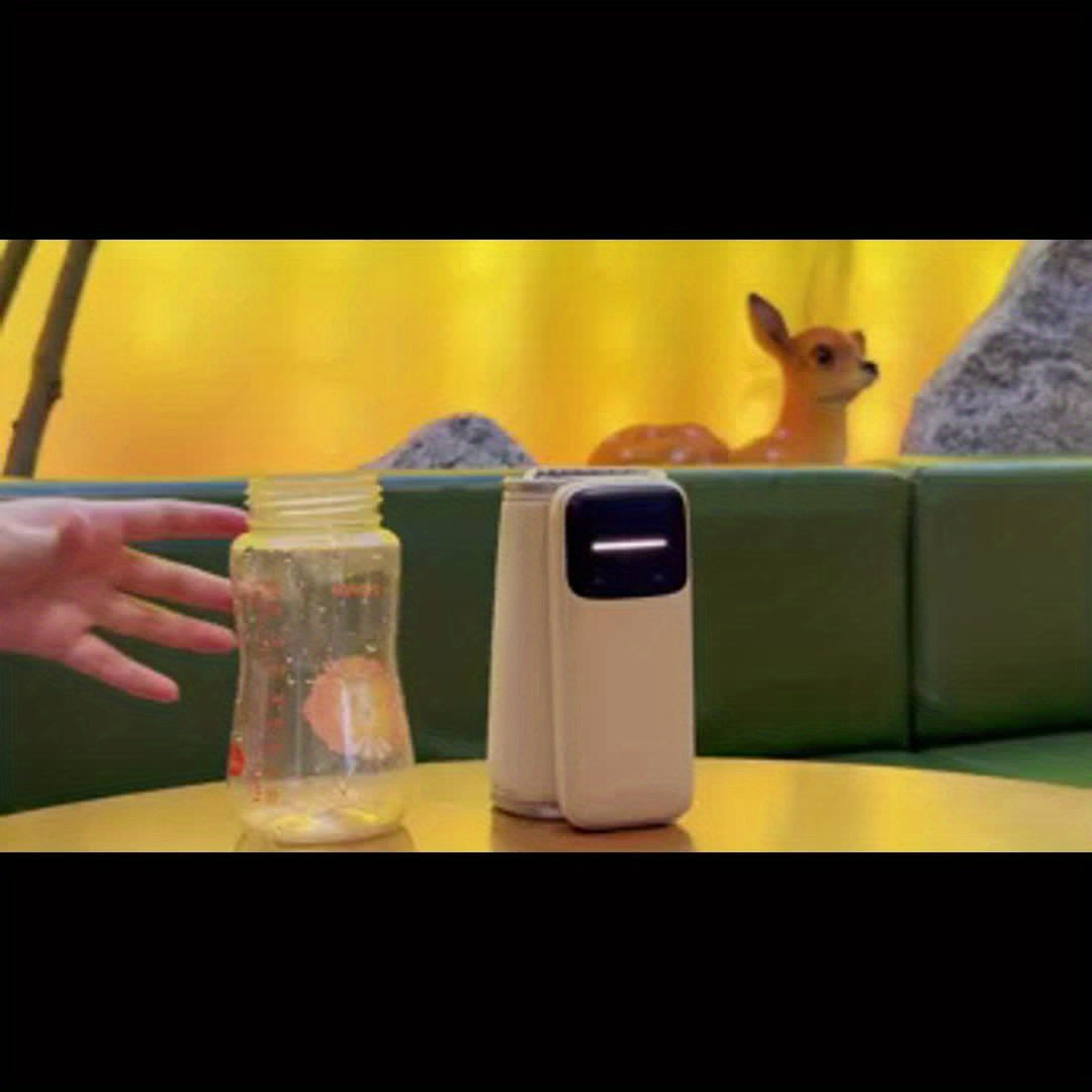 A Mobile Device for Warming Bottles, Ideal for Both Breast Milk And Formula. This Portable Feeding Heats Breast Milk Without The Need for Water. It Features a Rechargeable 6000 Mah Battery And a Digital Display