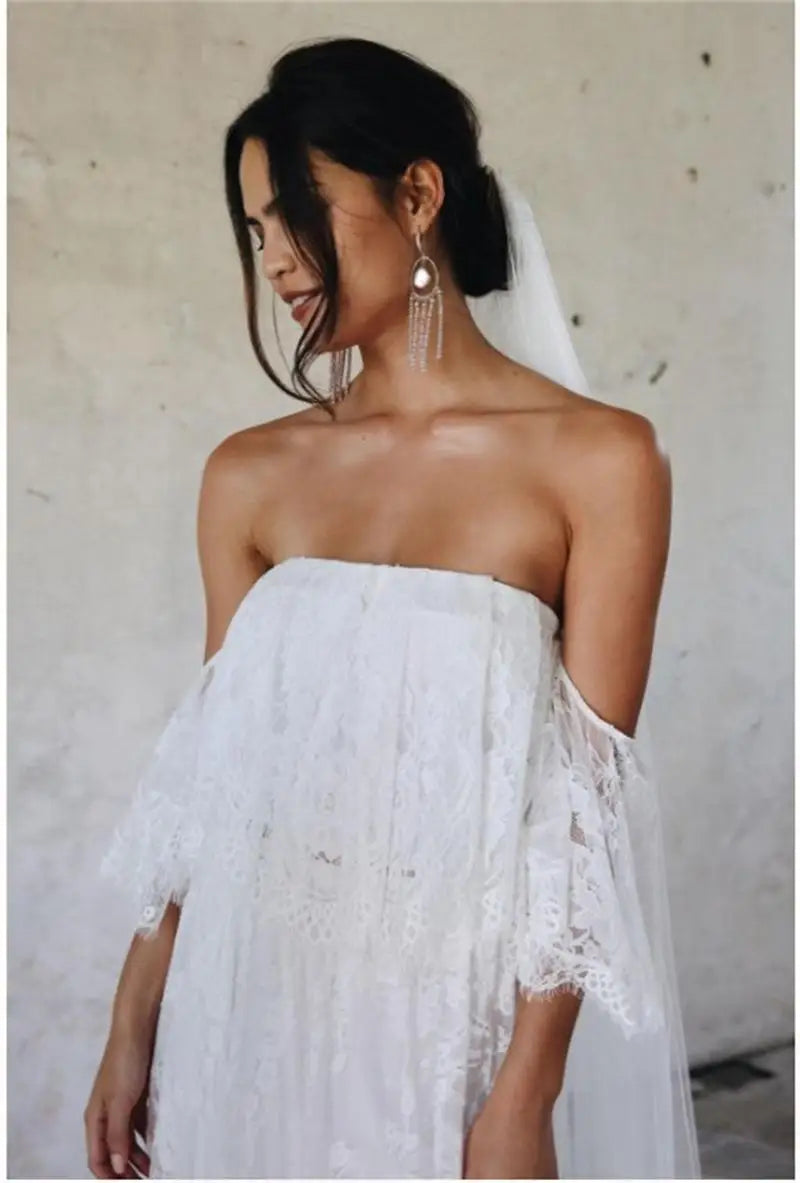 Sexy Maternity Photography Prop Maternity Dresses For Photo Shoot Lace Maxi Gown Clothes 2019 Off Shoulder Women Pregnancy Dress