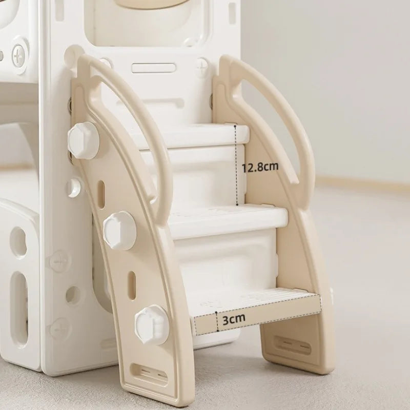 Child Toy Slide Swings Set Combo Indoor Safe Stable Kids Play Equipment Sensing Music Slide for Children From 2 To 10 Years