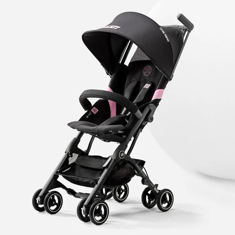 gb Pockit 3H baby Steoller (Includes Free Armrest), All-Terrain, Lightweight Stroller, Travel-Friendly