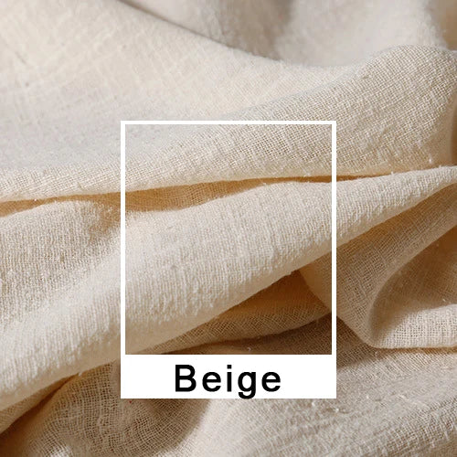 Maternity Photography Bohemian Props Dress Linen Cotton One Shoulder Long Sleeves Two piece set