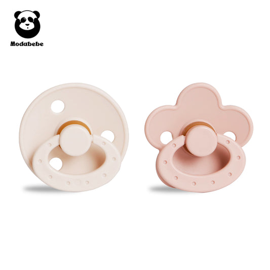 Baby Pacifier BPA Free Silicone Baby Nipple Teether Pacifier Baby Soother For Newborn, Modabebe 2 Pcs/Set