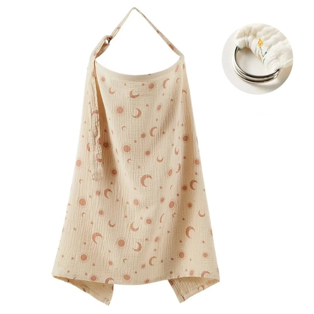 Breastfeeding Nursing Cover Breathable Multi-purpose Baby Feeding Cloth Adjustable