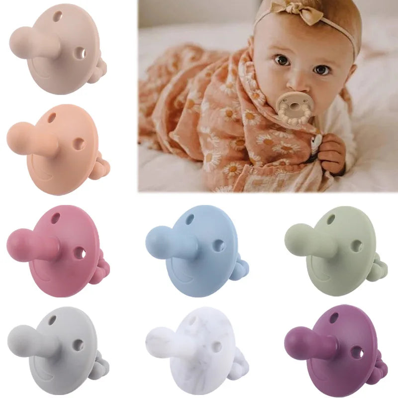 Newborn Infant Soft Food Grade Silicone Pacifier