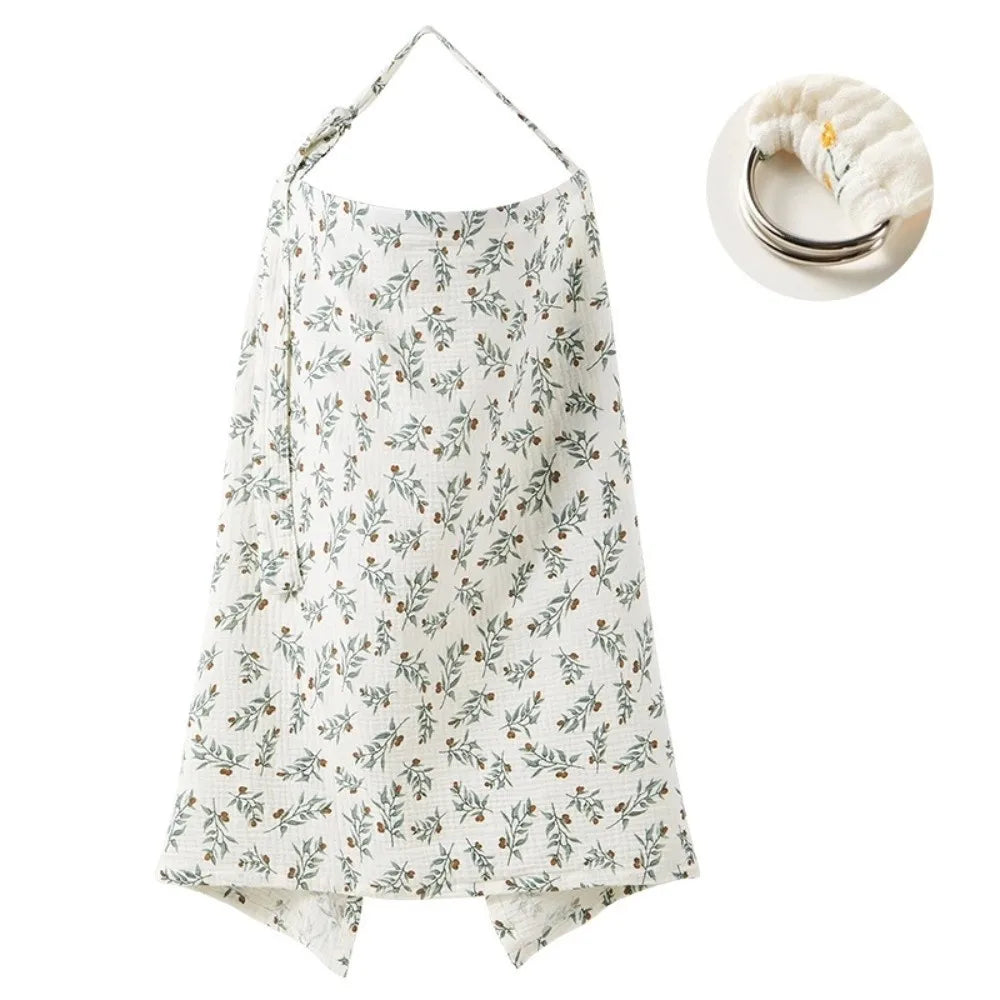 Breastfeeding Nursing Cover Breathable Multi-purpose Baby Feeding Cloth Adjustable