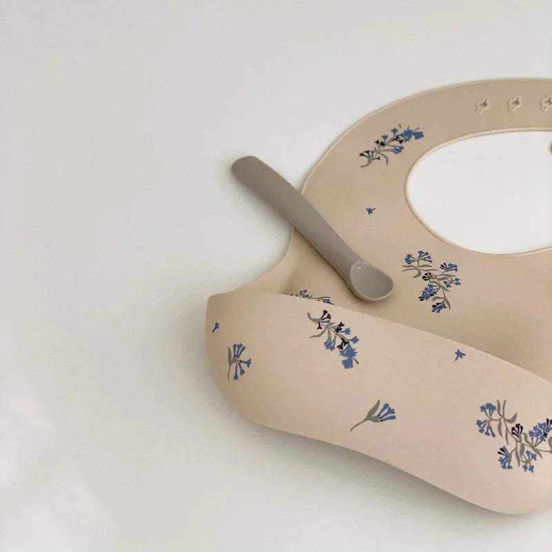 Soft Silicone Adjustable Unisex Baby Toddler Bibs