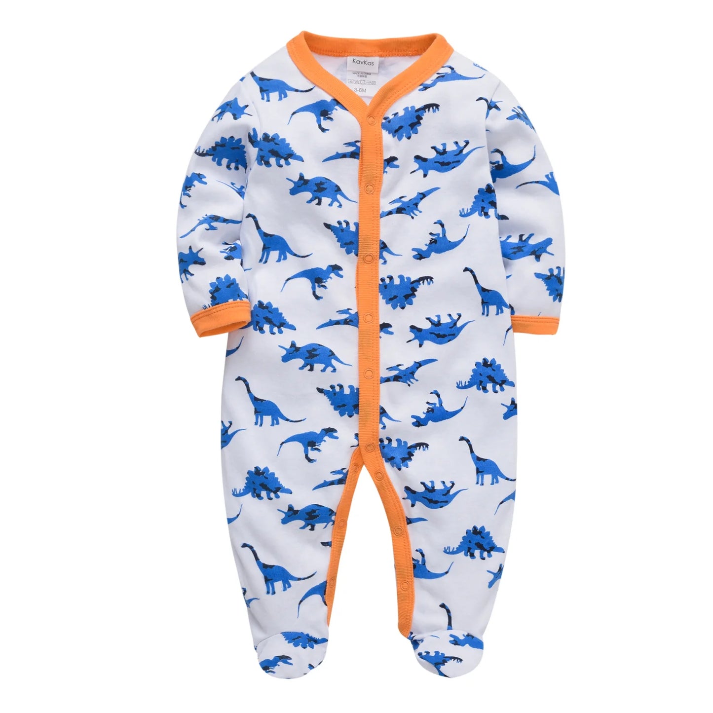 100% Cotton New Born Baby Long Sleeve Romper Cartoon Boys Girls ,  0-12 Monthes