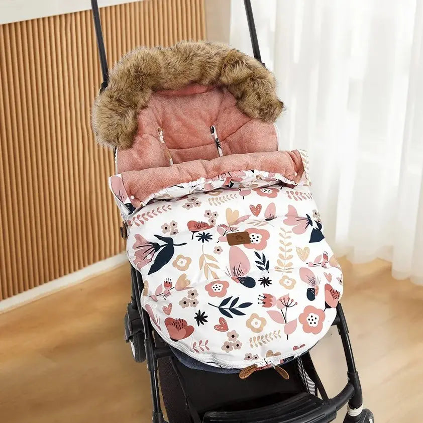 0-24 Months Baby Carriage Sack Winter Warm Thicker Envelope For Discharge Stroller Footmuff Universal Pram Cover Accessories