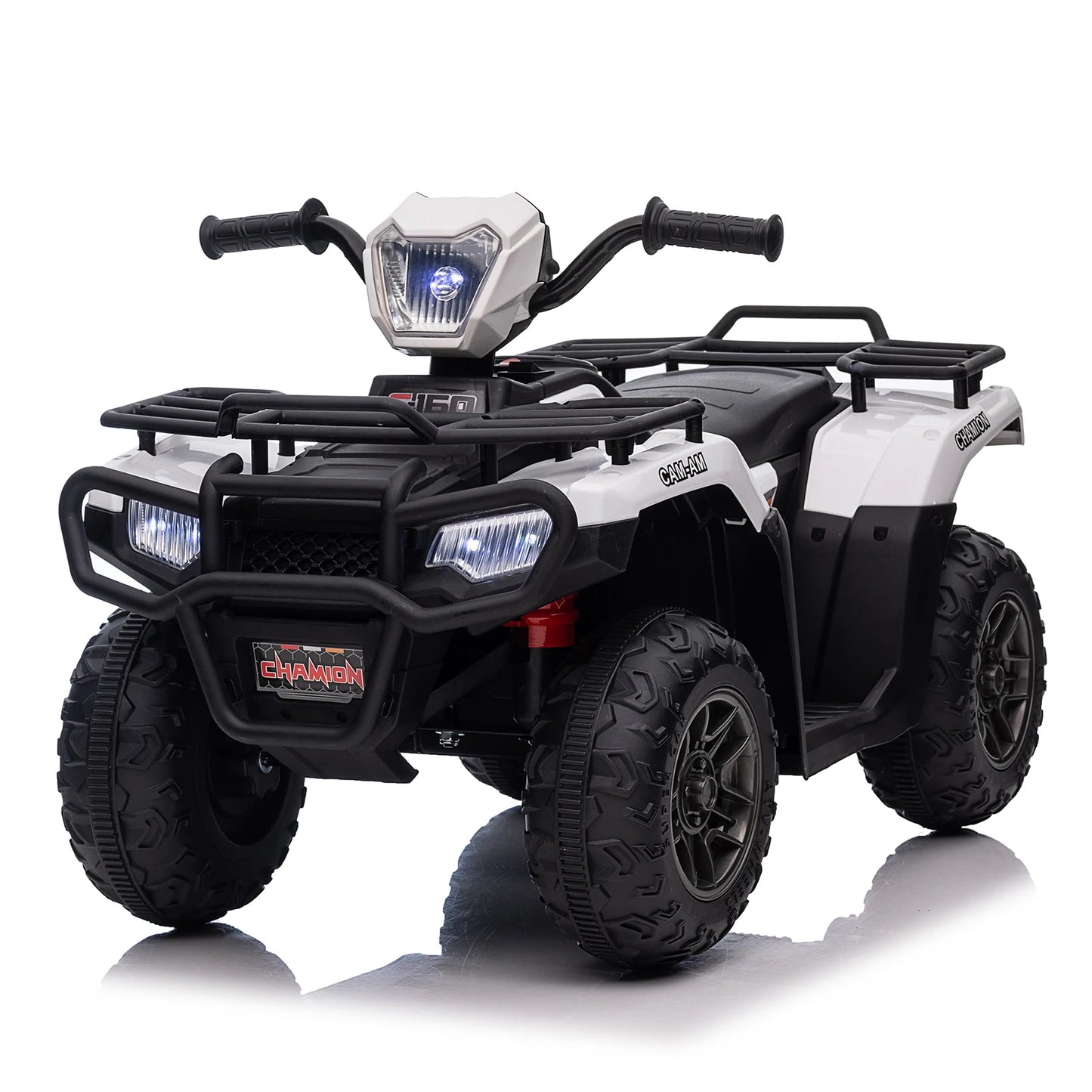 Kids, Age 2.5 - 5 years old, Ride On ATV 12V Battery-Operated Electric Vehicle Car, High/Low 2.2mph Safety Speed, One Button Start, LED Light for Toddlers