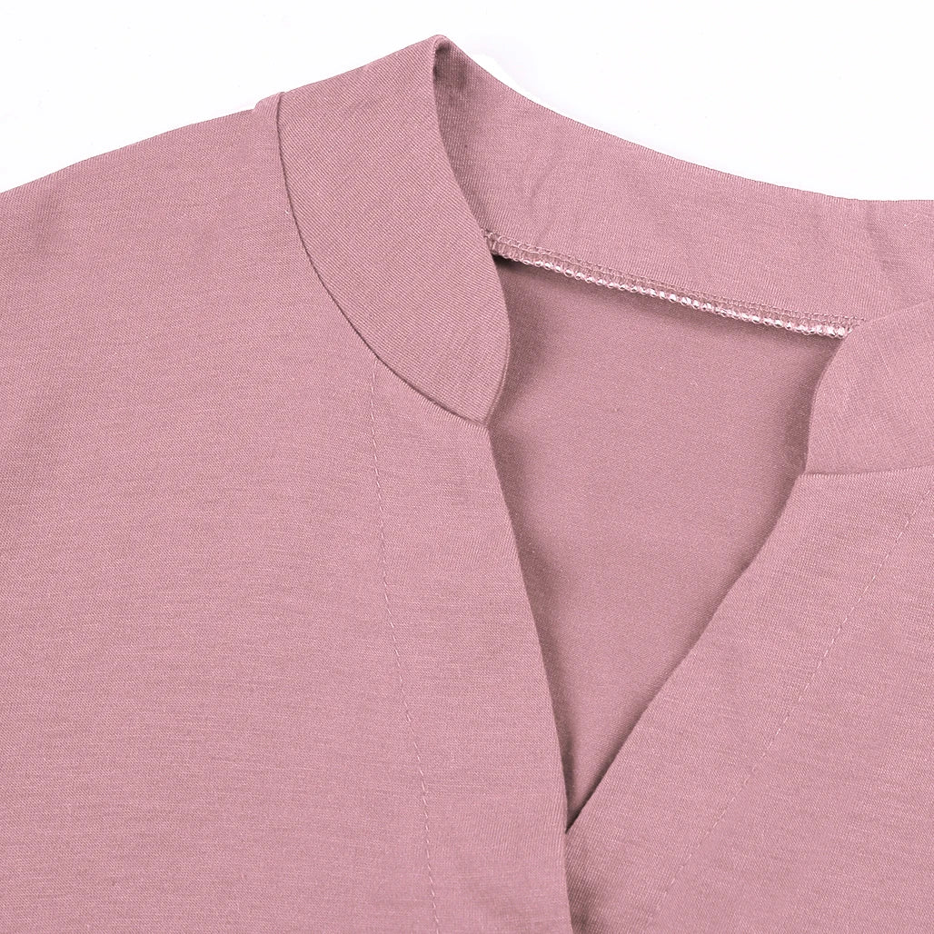 Maternity Nursing Long Sleeve Solid Color Tops