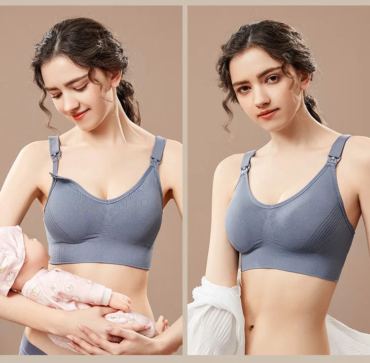 Nursing  Breastfeeding Breathable Push Up Bra, 1Pc