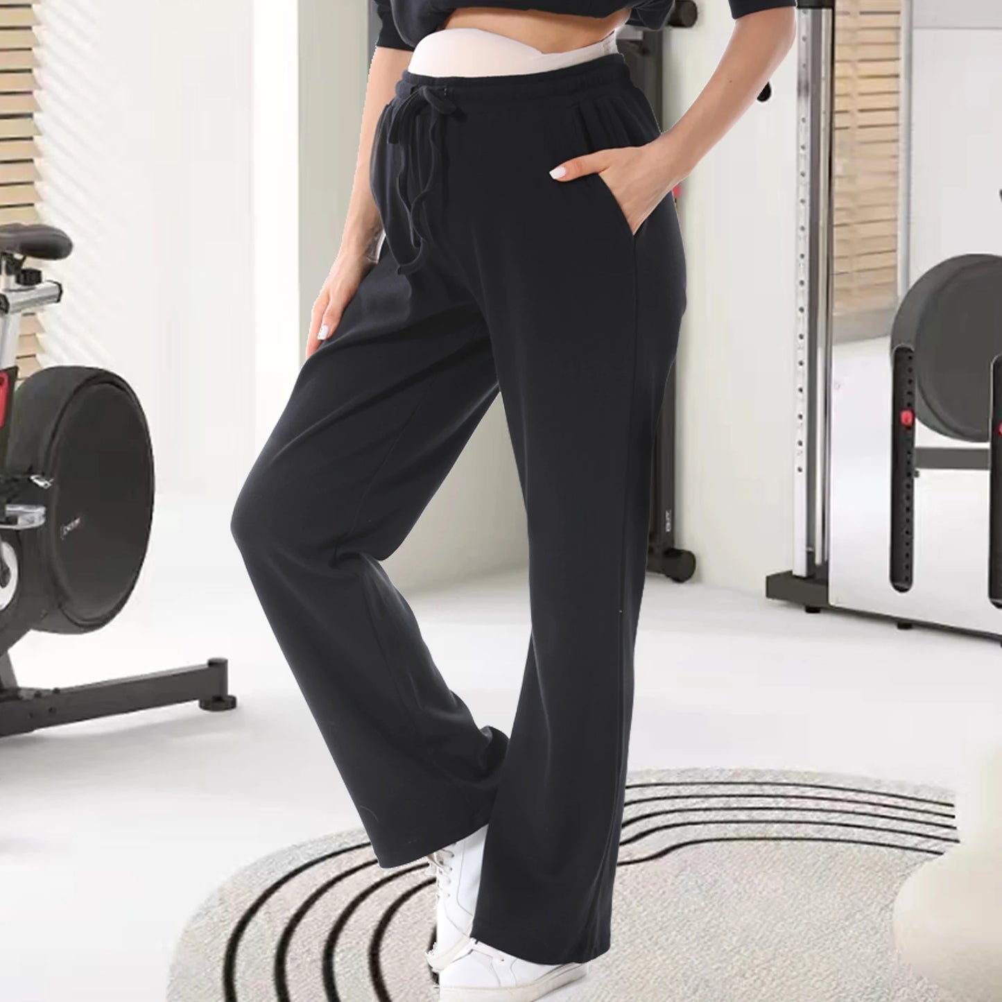 Nursing Mama's Jersey Long Sleeve Top with side opening for breastfeeding and Matching Pants (Sold Separatly), Plus Size Available
Material