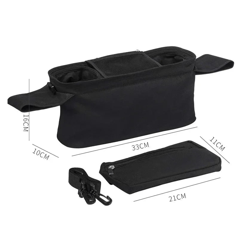 Baby Stroller Storage Large Capacity Travel Hanging Bag Mommy Bag Phone Bottle Holder Pram Diaper Bags Baby Stroller Accessories