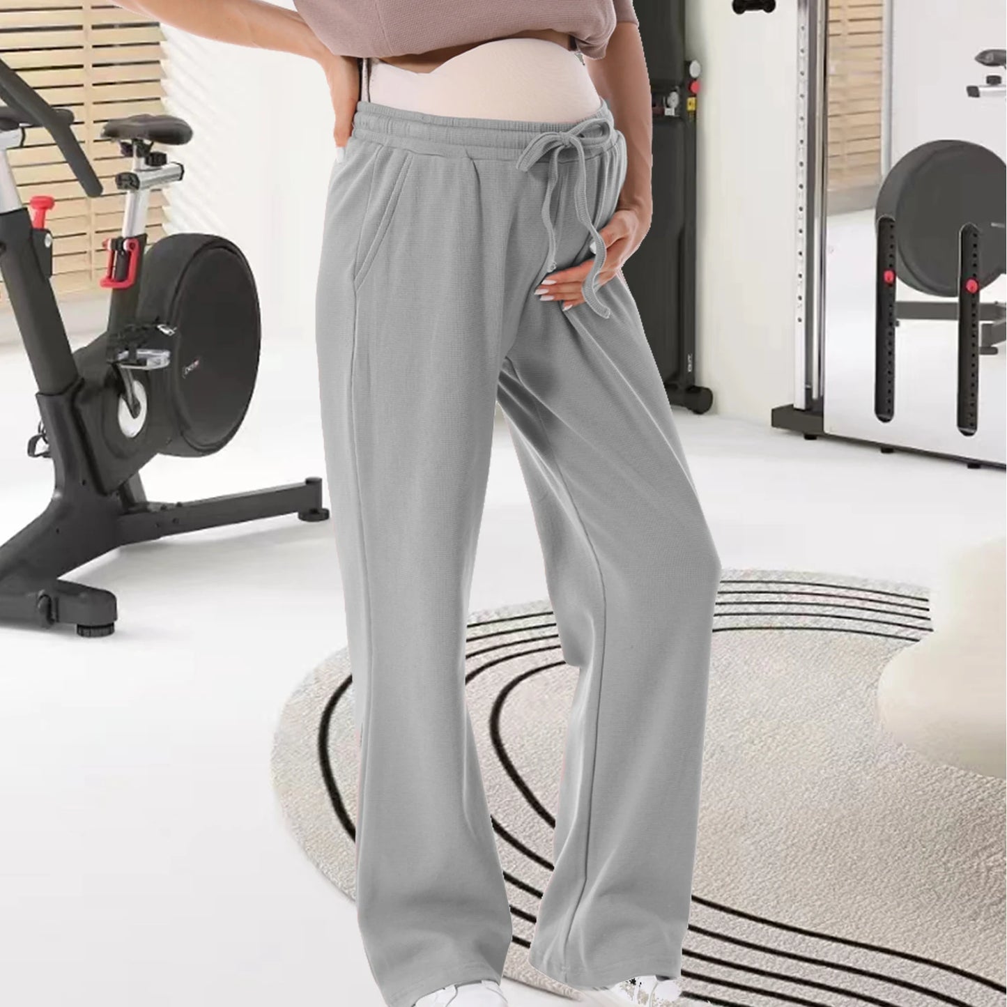 Nursing Mama's Jersey Long Sleeve Top with side opening for breastfeeding and Matching Pants (Sold Separatly), Plus Size Available
Material