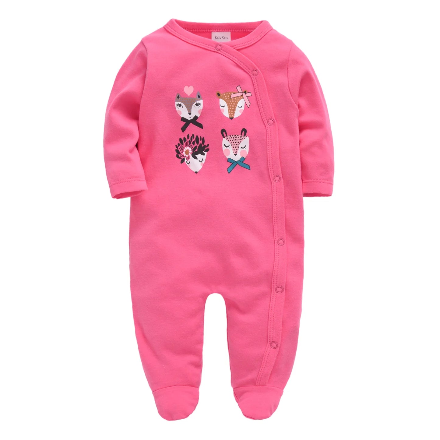 100% Cotton New Born Baby Long Sleeve Romper Cartoon Boys Girls ,  0-12 Monthes