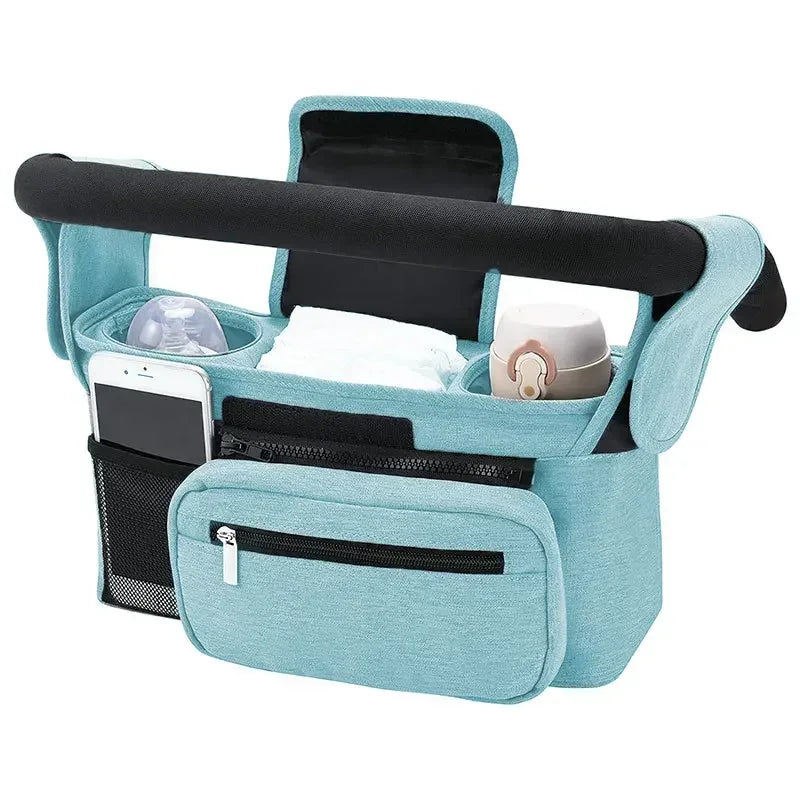 Baby Stroller Storage Large Capacity Travel Hanging Bag Mommy Bag Phone Bottle Holder Pram Diaper Bags Baby Stroller Accessories