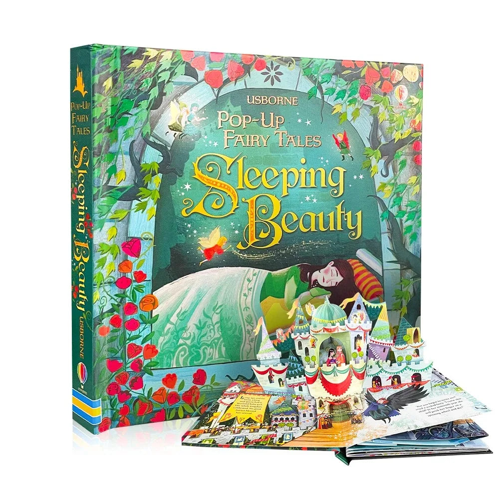 Young Children's Pop Up 3D Flap Picture English Books Fairy Tales Bedtime Reading Enlighten Learning Gift Montessori