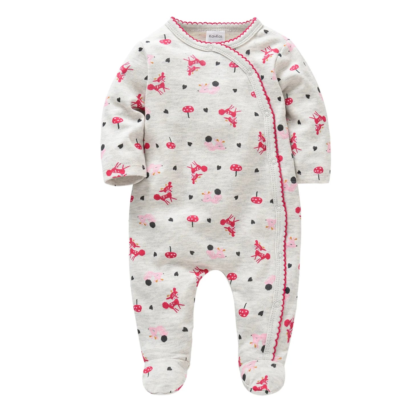 100% Cotton New Born Baby Long Sleeve Romper Cartoon Boys Girls ,  0-12 Monthes