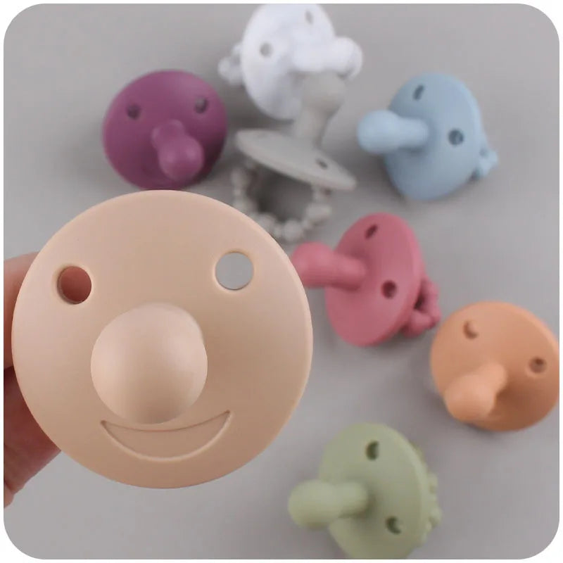 Newborn Infant Soft Food Grade Silicone Pacifier
