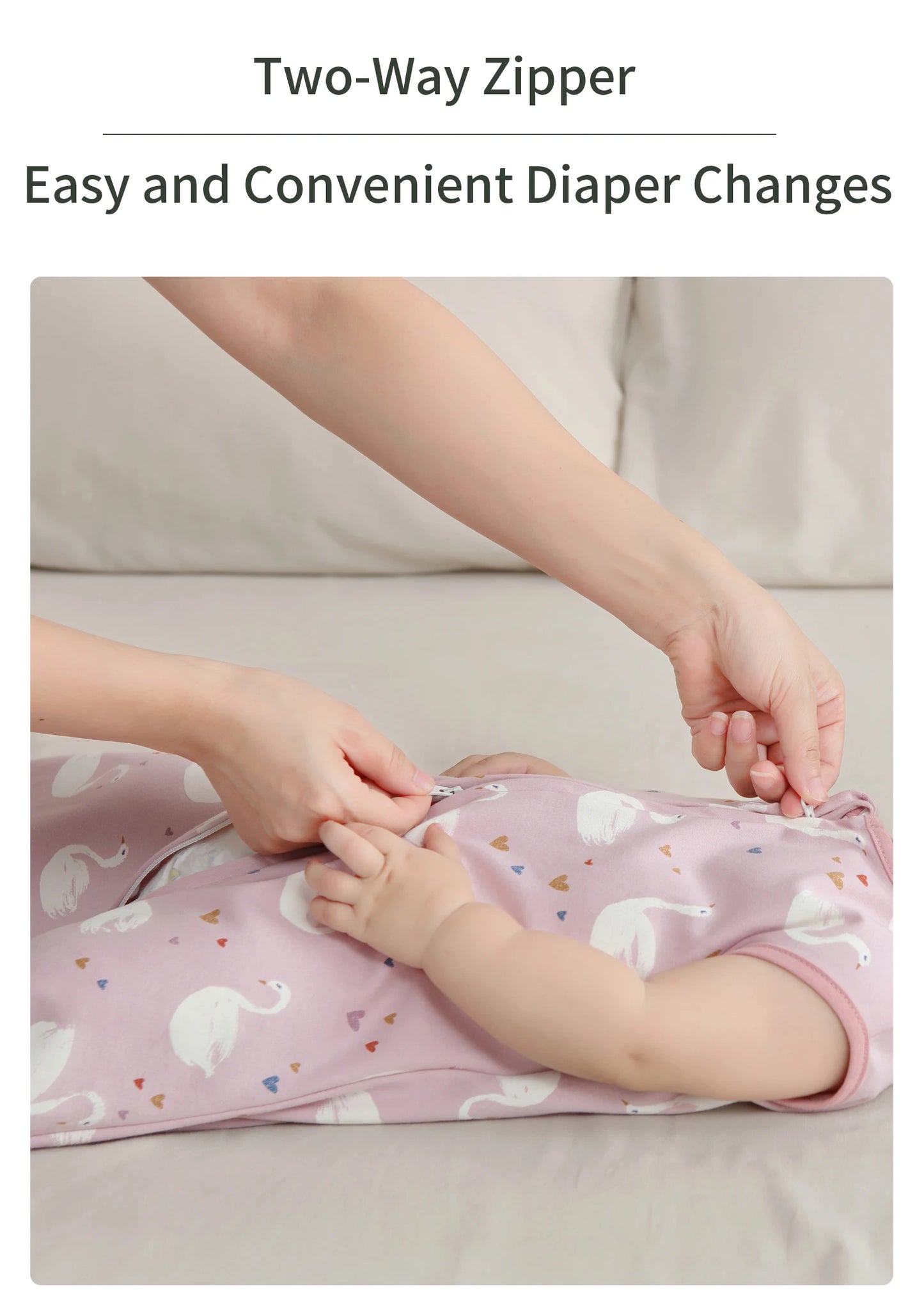 Sleeveless Sleep Sack Baby (0-18M) Cotton Thin Breathable Pajamas Cocoon Envelope Bedding
